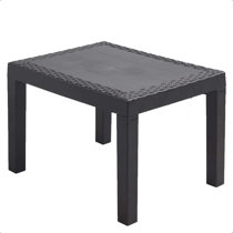 Plastic side store tables for outside